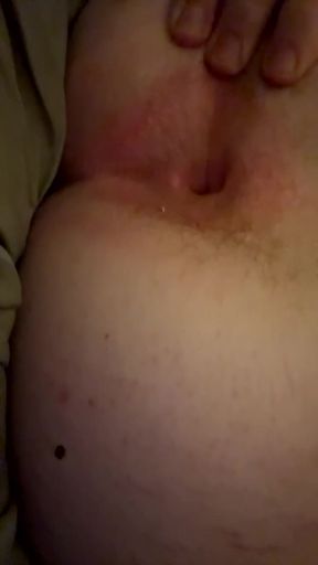 Petite blonde teen gives a close-up solo amateur performance
