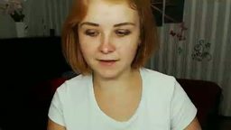 Cute Girl Typing and Showing Off Her Outfit