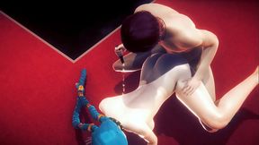 League of Legends Hentai: Jinx gets bound and treated like a submissive in