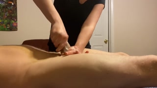 Extreme Post Orgasm Torture on the Head After he Cums