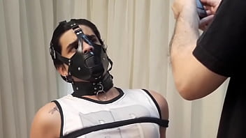 Luan Santiago Gag Test #BTS 1 from BondageMan&reg_