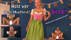 4K: geiles Dirndl wichst mit Dir zusammen