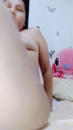 It feels super delicious to have the dildo in my anus   Clip 1