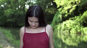 Asian Sunflower In The Hay - Erotic Video