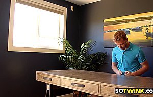 Hot studs get double booked and enjoy bareback sex anal