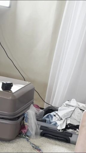 Emotional moment from "Hot sexy big tits blonde beauty in see through lingerie gives a big cock guy a bored ignored handjob"