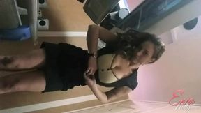 Behind the scenes Eva Notty at the Tanning salon
