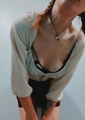 ASMRish leather, teeth, hands touching skin