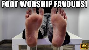Foot Worship Favours - 4k UHD 2160p - MOV - KingMarti
