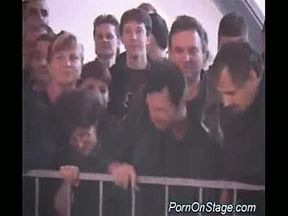 Big tits pornstar on stage sex