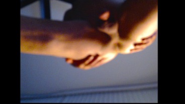 Loganhuge - Naked looking up at me spread out over the camera!