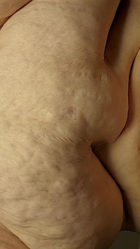 Jaw-dropping moment from &quot;Big fat woman get fucked real hard, then old guy black cock started pumping huge loads of cum&quot;