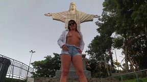 casal flagrado fazendo sexo e exibicionismo em teleferico no morro do cristo redentor