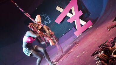 Tattooed Skinny Girl get Suspended on rope - Bondage Shiabri BDSM