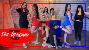 Foot Gagging Challenge TV Show – Hex VS Luno in a Fierce Throat Showdown (1080 EN-sub) Foot Fetish Battle - Foot Domination - Deep Foot Game - Sole Stuffing