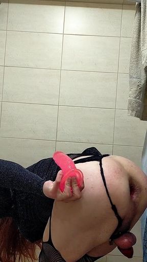 Sissy Entertains Her Cock Hungry Cunt in a Hotel Room