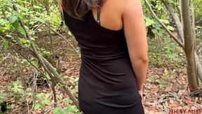 He spunk in my mouth after slamming me in the woods