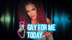GAY FOR ME TODAY - Make Me Bi, Gay JOI, MistressRavenFD