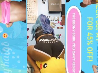 Concupiscent egirl facesitting on pikachu