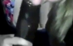 She sucks his bbc until he cums in her mouth