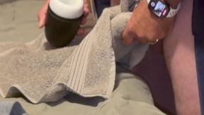 Cum lube blowjob toy hands free orgasm