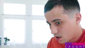 Horny Hotties Molly Little & Lana Smalls Give Stepbro a Hauntingly Good BJ