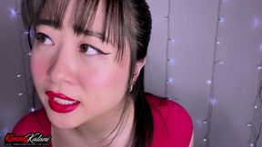 Asian step-sis helps you cum