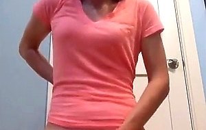 Femboy strips, does anal, and rubs herself to orgasm