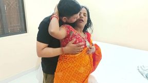 Beautiful Indian Bhabhi Romantic Fucking in Saree with Neighbors Friend