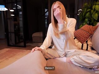 Stressed Stepson? No Problem – Stepmom Drains His Balls Twice!"