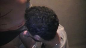 staigh arab suck big dick in discret basement and fucked