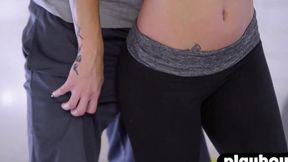 Big tits fitness girl Peta Jensen tit job and blowjob before pussy fucking porn (Ryan Driller)