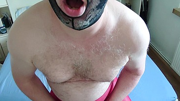 Geil am Nachmittag in der roten Legging