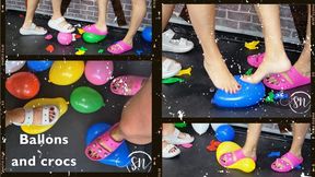 With Crocs entertaining us with the noise of balloons 1080FHD