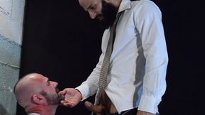 MackStudio.com - Bearded young guy in suit and tie fucks older man