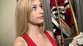 Orgasmic delight for 40-year-old stud as young blonde babe goes wild on his cock&#x1F32D;