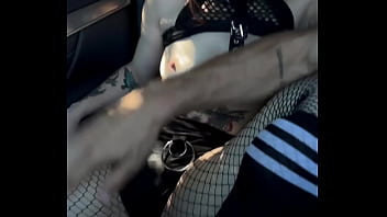 Aggressive Fingering My Date in Front of Cops - Public Play