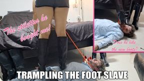 Trampling the Foot Slave in the Spiky Stilettos He Bought for Me! (720p) — Queen Nana