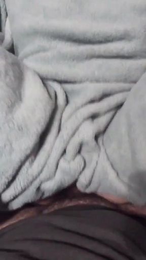 missionary pov with redhead wife under fleece blankets   Clip 2