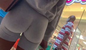 Candid booty ebony