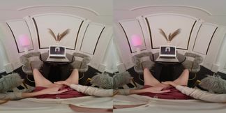 Touching Myself in Front of My Yoga Teacher - in VR