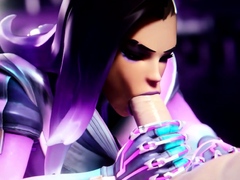 Overwatch 3D Sombra Gets Wild Fucks and Creampied