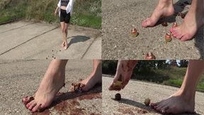 Bare Foot Food Crushing 69 wmv