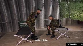 Daniel Trebol gives his fucking goodbye to Sergeant Rick Lennon