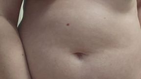 Squirting pregnant wet milf masturbates with a towel. I was bred six months ago and now I can't stop touching my wet pussy, my growing belly and titties and having orgasms. I can't help but squirt as it all gushes out