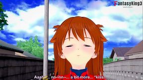 Asuka fucking in the town | FULL POV | Neo Genesis Evangelion | Premium