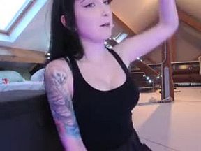 Hot Brunette Showing Her Big Boobs 02