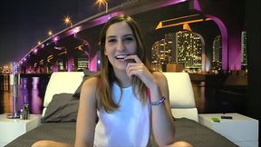 Lucy Dunne 18 Yr Old w Perky Tits Stripteases in Webcam Clips