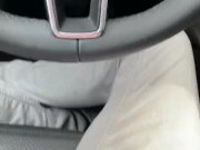 German Boy (me) almost cumming in PORSCHE!