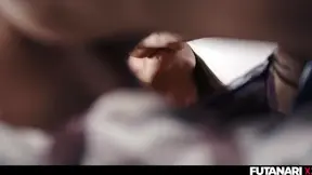 Sexy Blonde Gets Fucked Post Futa Transformation & Takes Big Load On Face